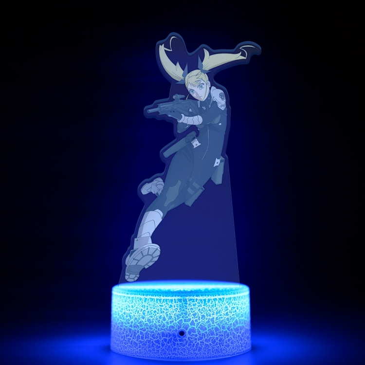 KAIJU NUMBER EIGHT Acrylic Night Light 16 Color-changing USB Interface Box Set 19X7X4CM white base