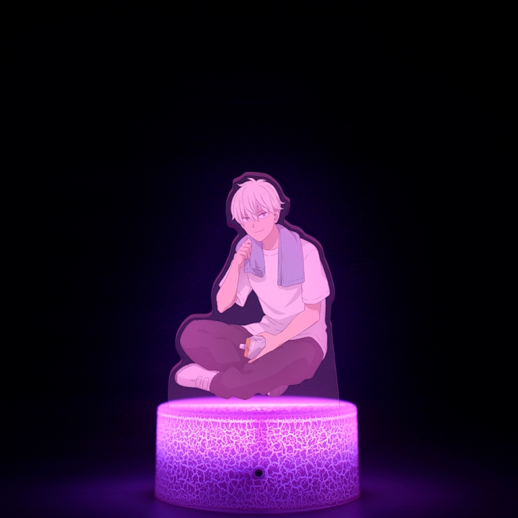 KAIJU NUMBER EIGHT Acrylic Night Light 16 Color-changing USB Interface Box Set 19X7X4CM white base