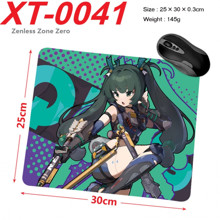 Zenless Zone Zero  Anime peripheral new lock edge mouse pad 25X30cm  xt-0041