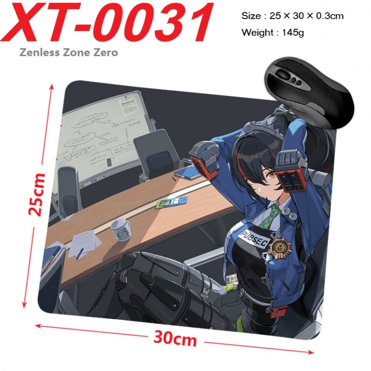 Zenless Zone Zero  Anime peripheral new lock edge mouse pad 25X30cm  xt-0031