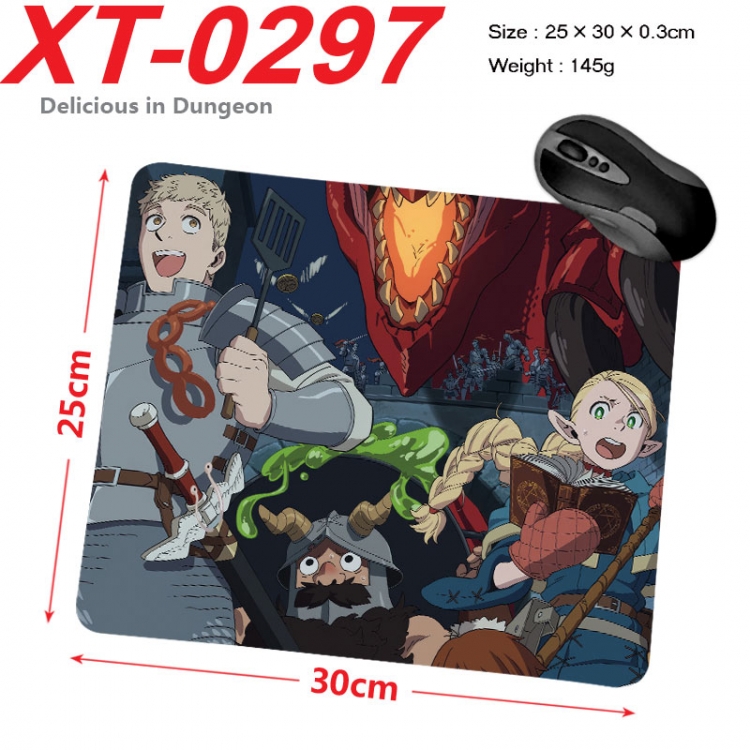 Delicious in Dungeon  Anime peripheral new lock edge mouse pad 25X30cm  xt-0297