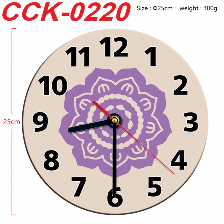 The wizard of the de Anime peripheral printed full-color wall clock 25cm CCK-0220