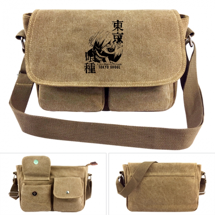 Tokyo Ghoul  Anime peripheral canvas shoulder bag shoulder bag 7x28x20cm