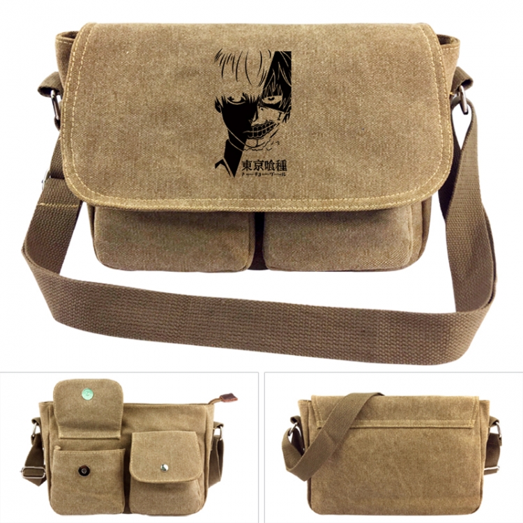 Tokyo Ghoul  Anime peripheral canvas shoulder bag shoulder bag 7x28x20cm