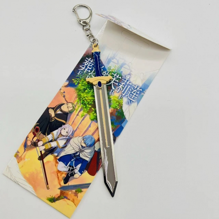 Frieren: Beyond Journey's Animation metal keychain pendant price for 5 pcs