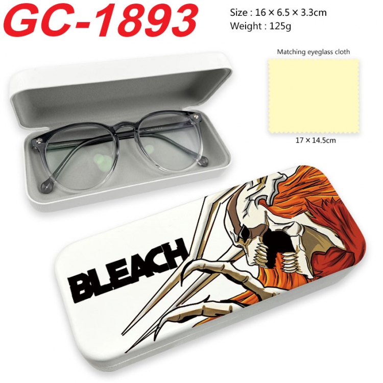 Bleach Anime UV printed PU leather material glasses case 16X6.5X3.3cm  gc-1893