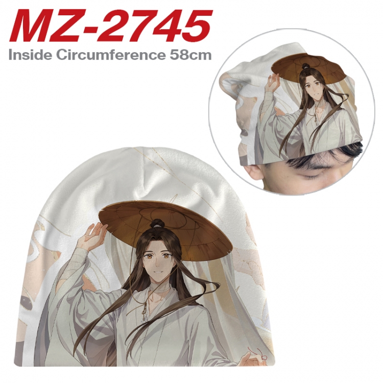 Heaven Official's Blessing Anime flannel full color hat cosplay men's and women's knitted hats 58cm MZ-2745