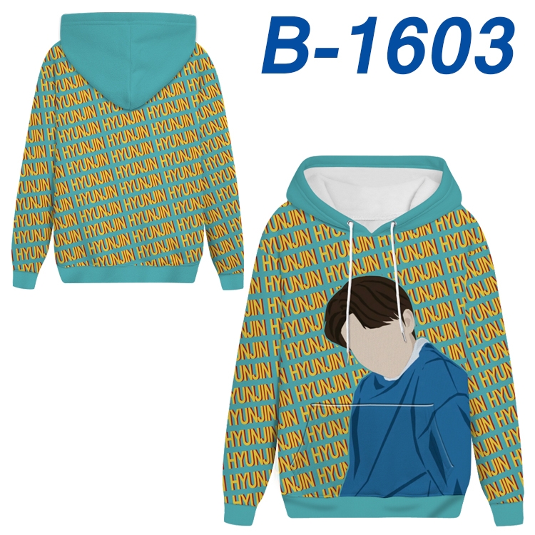 straykids Anime full-color health cloth hooded sweatshirt from S to 4XL B-1603