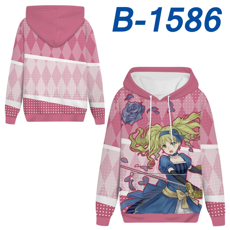 Kuroshitsuji Anime full-color health cloth hooded sweatshirt from S to 4XL