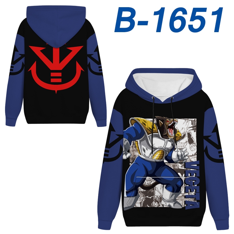  DRAGON BALL Anime full-color health cloth hooded sweatshirt from S to 4XL