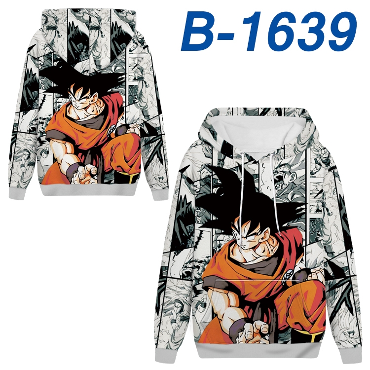  DRAGON BALL Anime full-color health cloth hooded sweatshirt from S to 4XL
