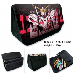 Gundam Anime Velcro canvas zip...