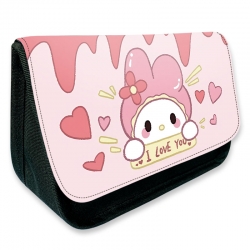 sanrio Anime Velcro canvas zip...