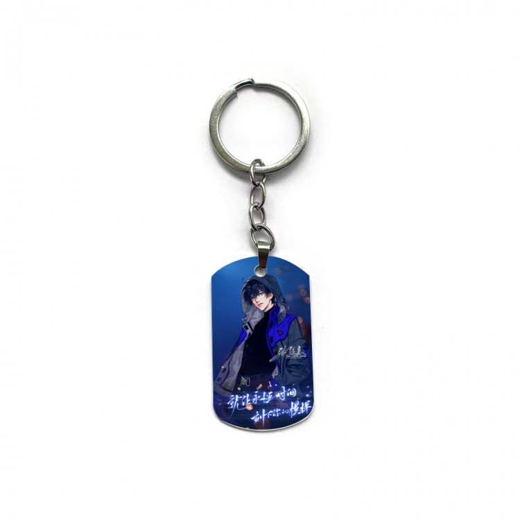 The Graver Robbers Chronicles Anime double-sided full-color printed military brand ring keychain  price for 5 pcs