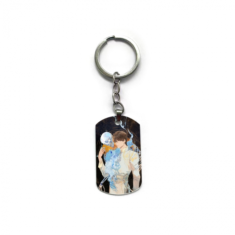 The Graver Robbers Chronicles Anime double-sided full-color printed military brand ring keychain  price for 5 pcs