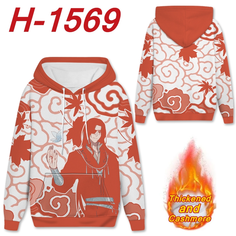 Heaven Official's Blessing Anime Full Color plus velvet padded pullover hooded sweater from S to 4XL H-1569