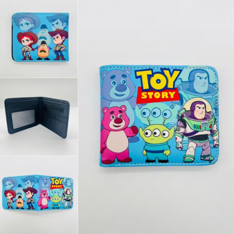 Toy Story Full color Two fold short card case wallet 11X9.5CM