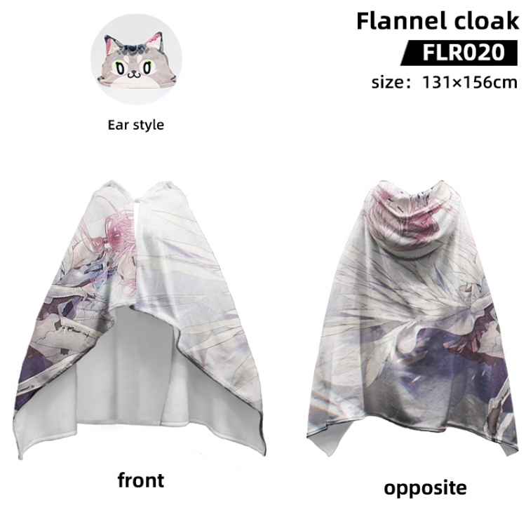 Guilty Crown Anime flannel cape jacket 131X156CM FLR020