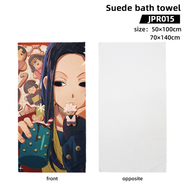 HunterXHunter Anime peripheral suede bath towel 50x100cm JPR015