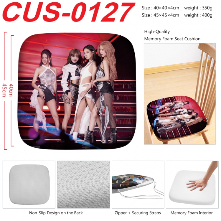 BLACK PINK Anime full-color pressure cushion 45x45x4cm CUS-0127