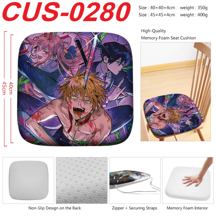 Chainsaw man Anime full-color pressure cushion 45x45x4cm  CUS-0280