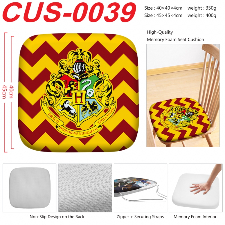 Harry Potter Anime full-color pressure cushion 45x45x4cm  CUS-0039