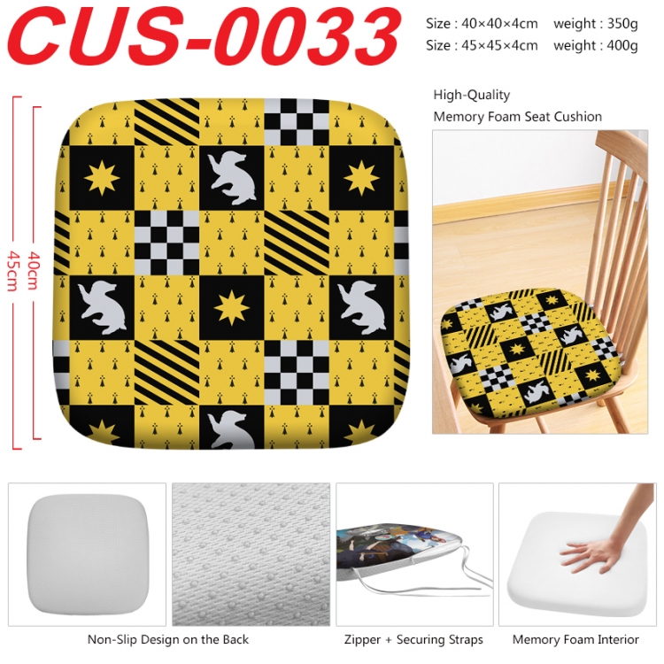 Harry Potter Anime full-color pressure cushion 45x45x4cm CUS-0033