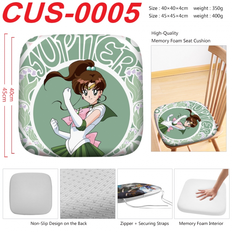 sailormoon Anime full-color pressure cushion 45x45x4cm CUS-0005