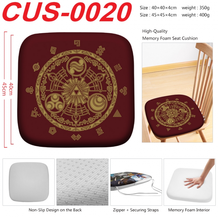 The Legend of Zelda Anime full-color pressure cushion 45x45x4cm CUS-0020