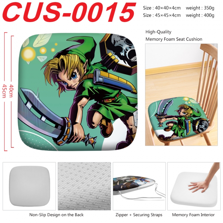 The Legend of Zelda Anime full-color pressure cushion 45x45x4cm  CUS-0015
