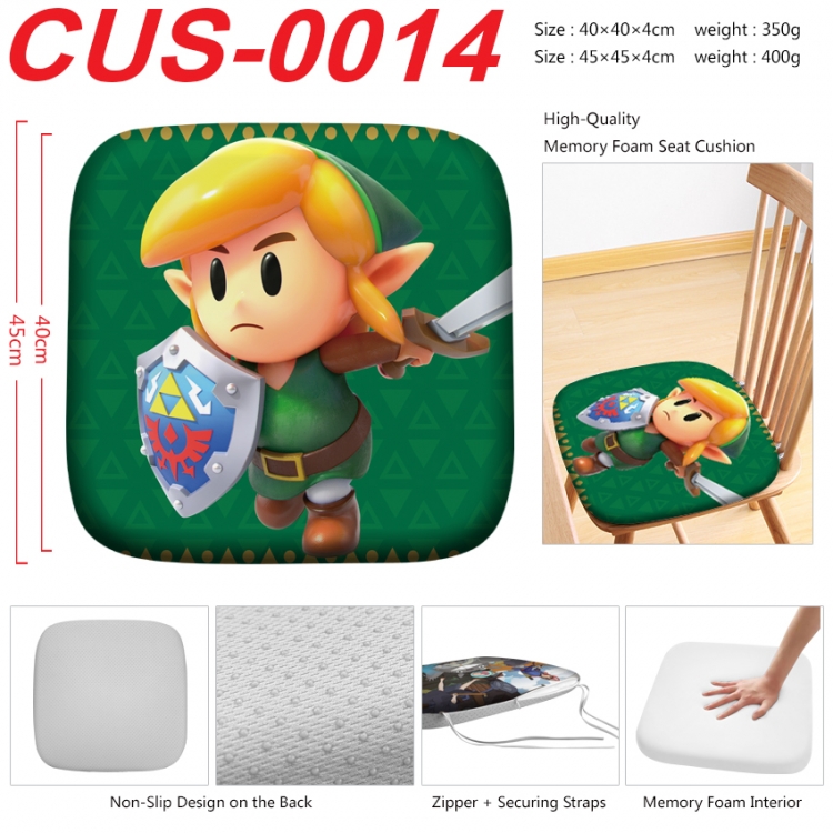 The Legend of Zelda Anime full-color pressure cushion 45x45x4cm CUS-0014