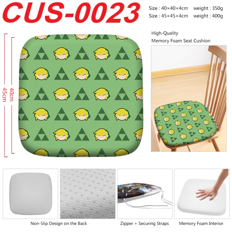 The Legend of Zelda Anime full-color pressure cushion 45x45x4cm  CUS-0023