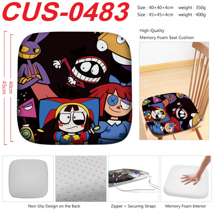 The Amazing Digital Circus Anime full-color pressure cushion 45x45x4cm  CUS-0483