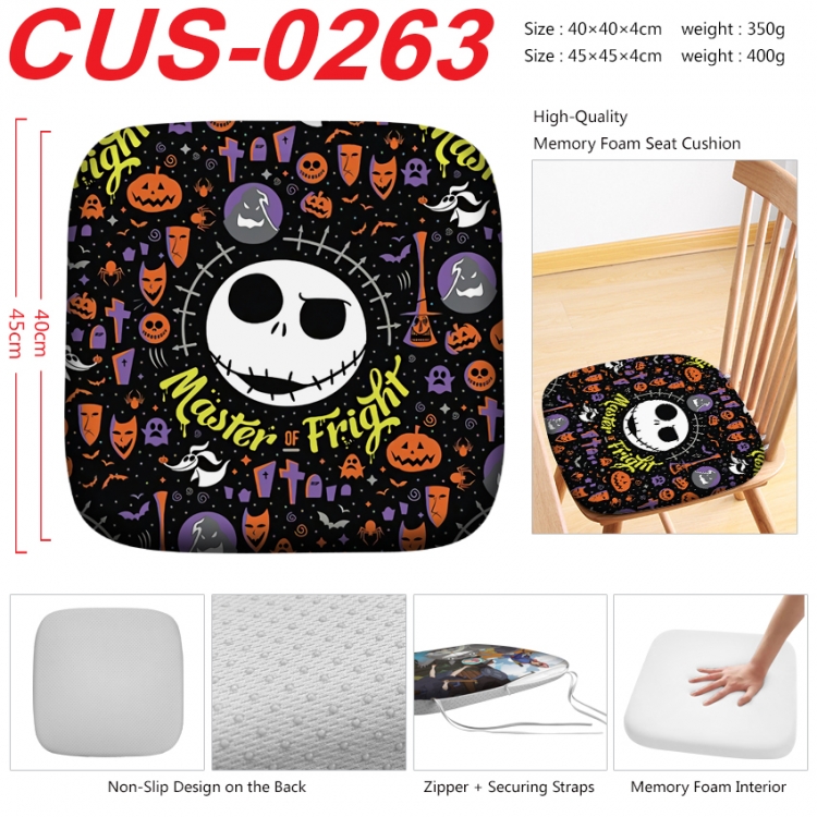 The Nightmare Before Christmas Anime full-color pressure cushion 45x45x4cm CUS-0263