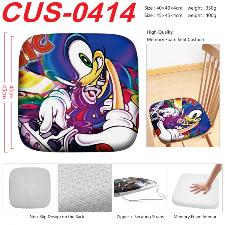 Sonic The Hedgehog  Anime full-color pressure cushion 45x45x4cm CUS-0414