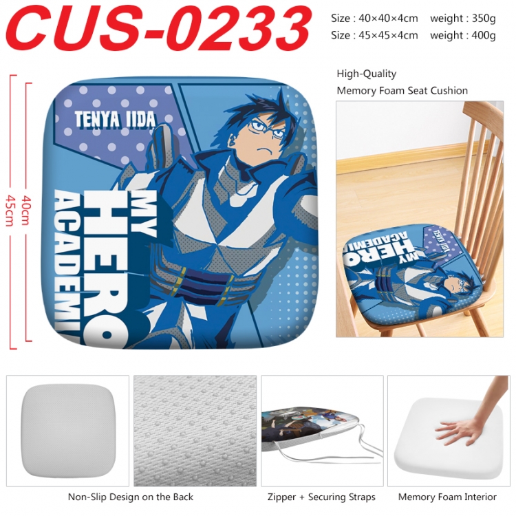 My Hero Academia Anime full-color pressure cushion 45x45x4cm CUS-0233