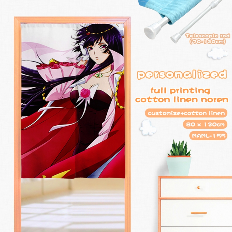 Lelouch of the Rebel Game imitation cotton and linen color printed door curtain 80X120CM MAML155