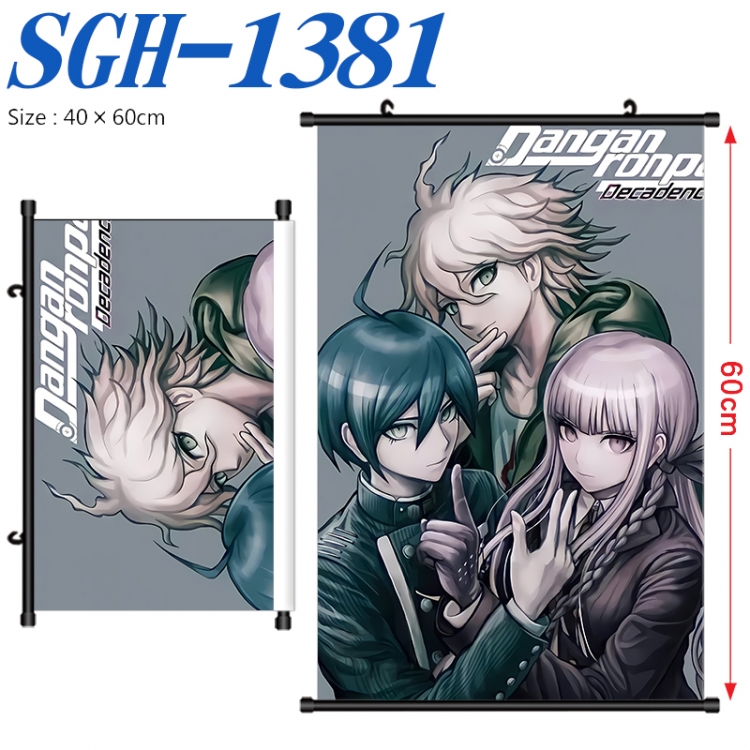 Dangan-Ronpa Anime digital printed pole style hanging picture Wall Scroll 40x60cm SGH-1381
