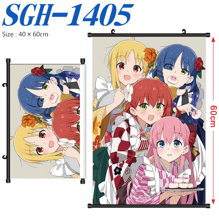 BOCCHI THE ROCK! Anime digital printed pole style hanging picture Wall Scroll 40x60cm SGH-1405