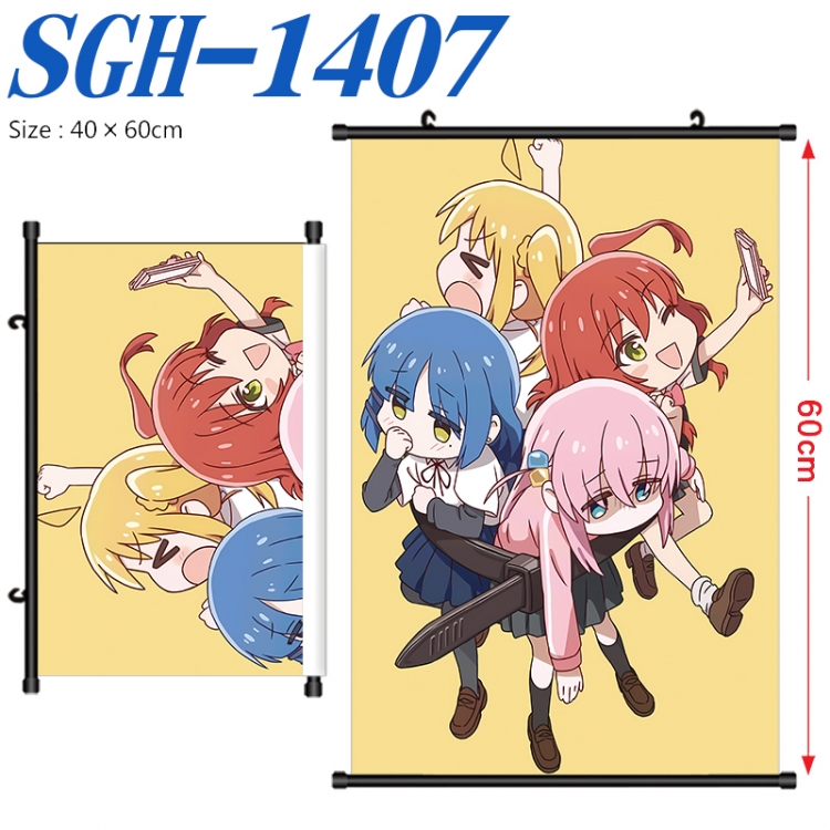 BOCCHI THE ROCK! Anime digital printed pole style hanging picture Wall Scroll 40x60cm SGH-1407