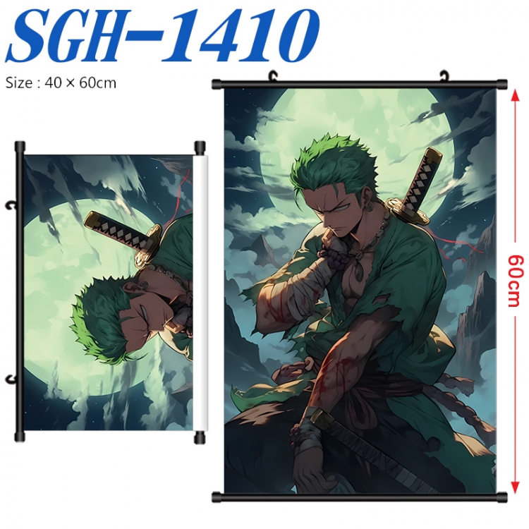 One Piece Anime digital printed pole style hanging picture Wall Scroll 40x60cm SGH-1410