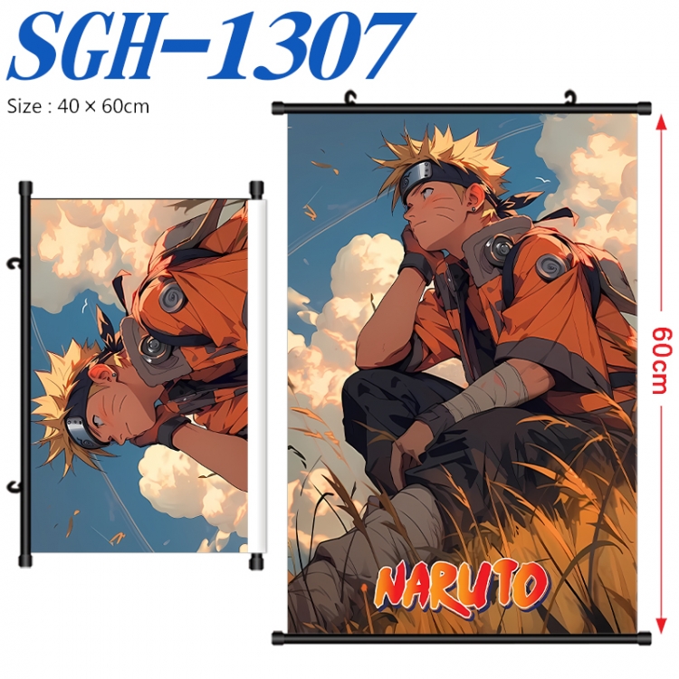 Naruto Anime digital printed pole style hanging picture Wall Scroll 40x60cm SGH-1307