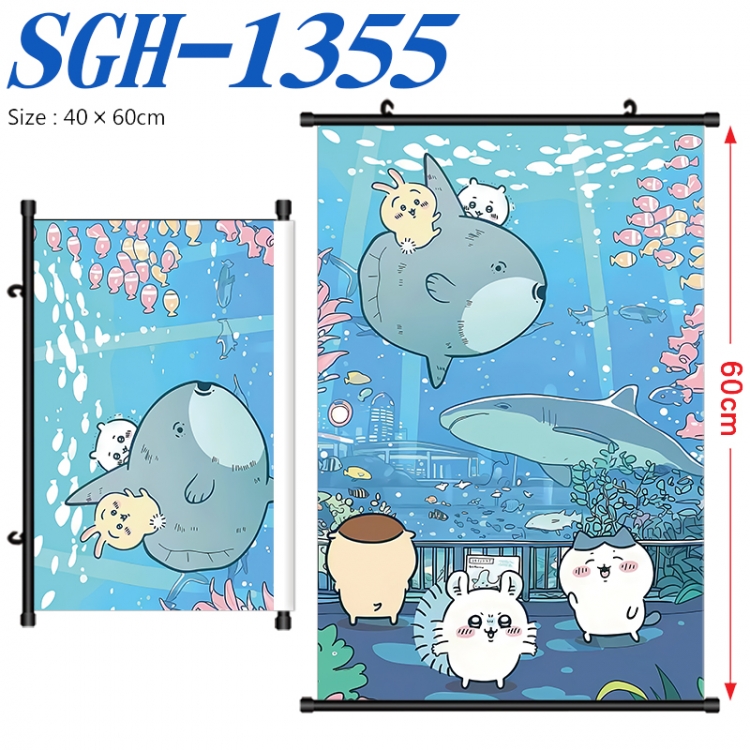 Chiikawa Anime digital printed pole style hanging picture Wall Scroll 40x60cm SGH-1355