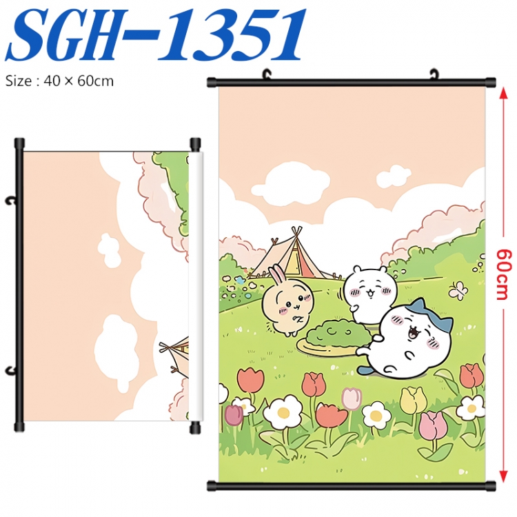 Chiikawa Anime digital printed pole style hanging picture Wall Scroll 40x60cm SGH-1351