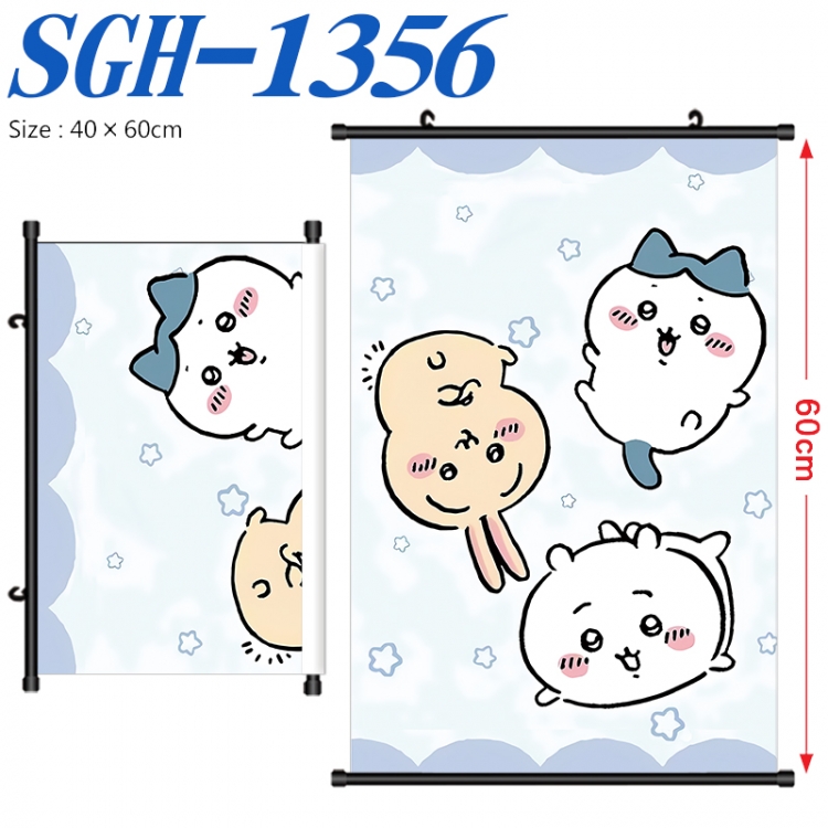 Chiikawa Anime digital printed pole style hanging picture Wall Scroll 40x60cm SGH-1356