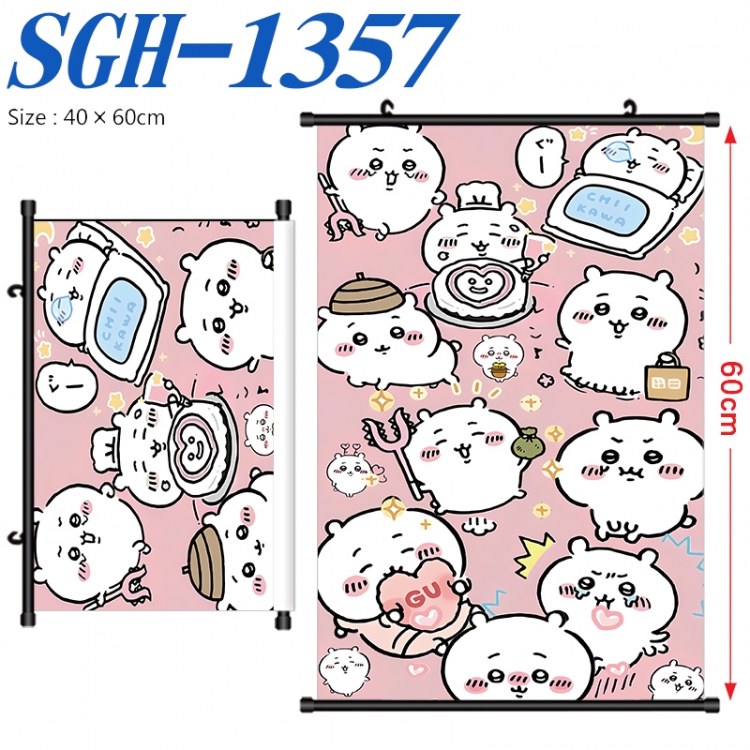 Chiikawa Anime digital printed pole style hanging picture Wall Scroll 40x60cm SGH-1357