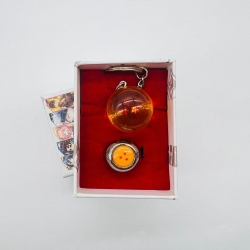 DRAGON BALL Ring keychain two-...
