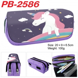 Unicorn Anime double-layer pu ...