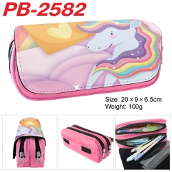 Unicorn Anime double-layer pu ...