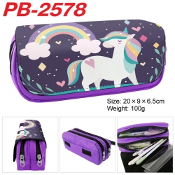 Unicorn Anime double-layer pu ...